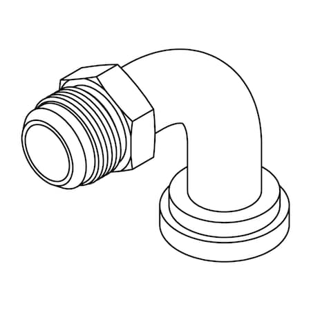 Tompkins Hydraulic Fitting-Flange10MJ-16FL C61 90 D-6890-10-16